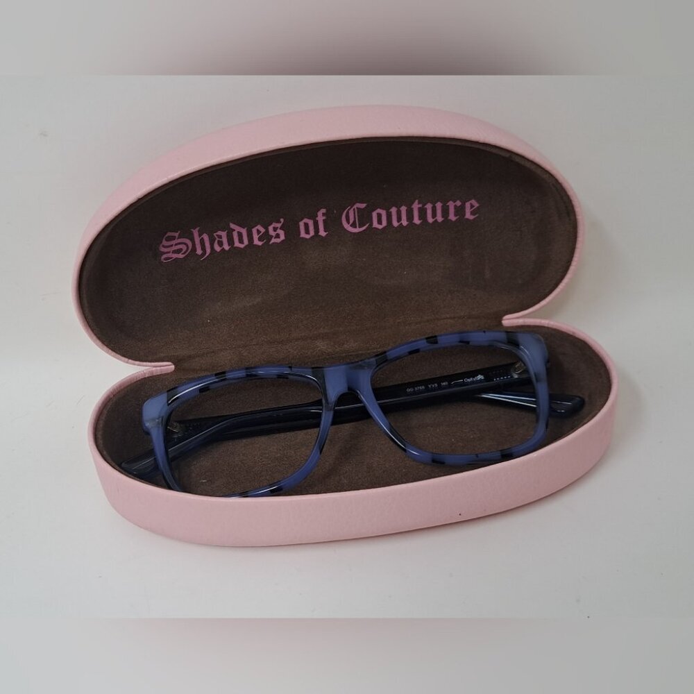 Gucci Eye Glasses Frames Blue Black Italy Square GG 3765 YV5 53mm 53-15-140 - Picture 16 of 16